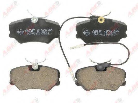 Комплект тормозных колодок, дисковый тормоз