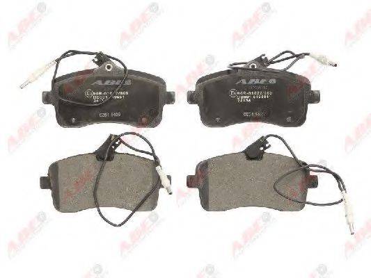 Комплект тормозных колодок, дисковый тормоз