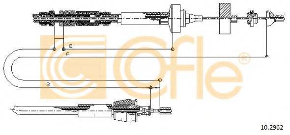 Трос, управление сцеплением