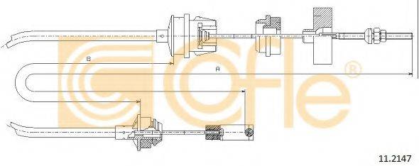 Трос, управление сцеплением