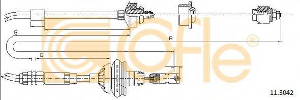 Трос, управление сцеплением