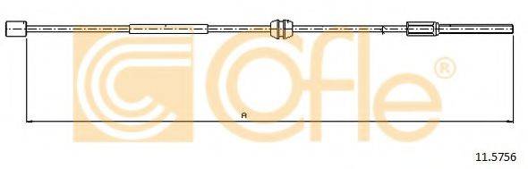 Трос, стояночная тормозная система