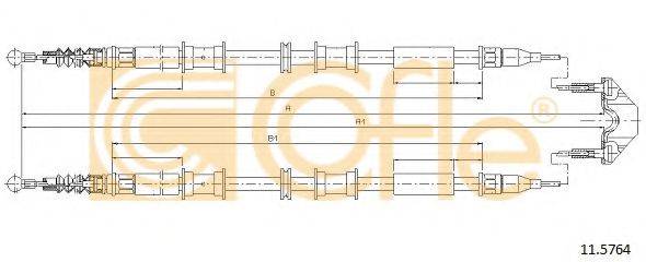 Трос, стояночная тормозная система