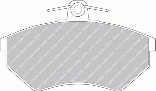 Комплект тормозных колодок, дисковый тормоз