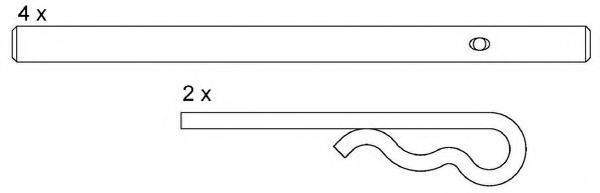 Комплектующие, колодки дискового тормоза