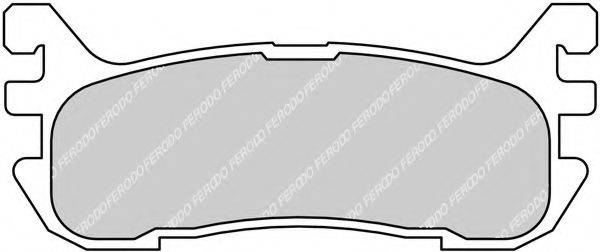 Комплект тормозных колодок, дисковый тормоз