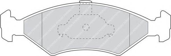 Комплект тормозных колодок, дисковый тормоз