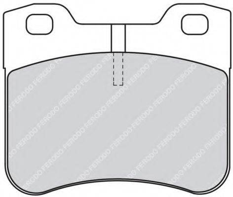 Комплект тормозных колодок, дисковый тормоз