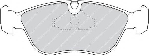 Комплект тормозных колодок, дисковый тормоз