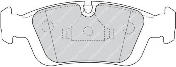 Комплект тормозных колодок, дисковый тормоз