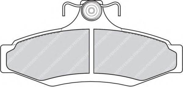 Комплект тормозных колодок, дисковый тормоз