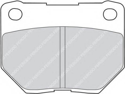 Комплект тормозных колодок, дисковый тормоз