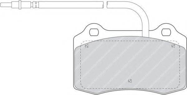 Комплект тормозных колодок, дисковый тормоз