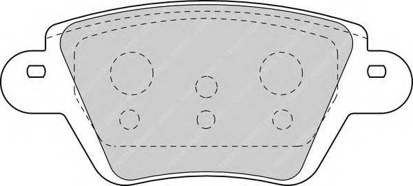 Комплект тормозных колодок, дисковый тормоз