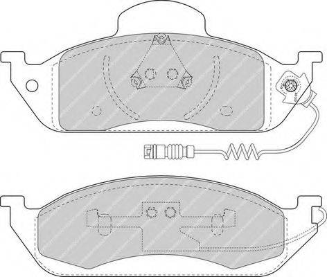 Комплект тормозных колодок, дисковый тормоз