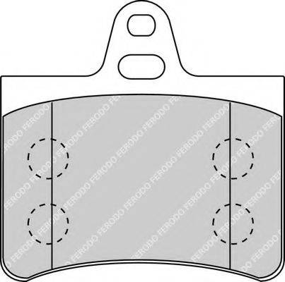Комплект тормозных колодок, дисковый тормоз