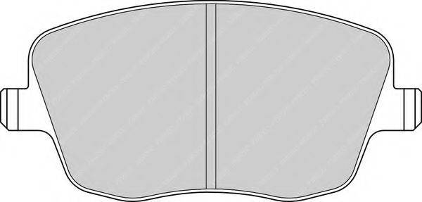 Комплект тормозных колодок, дисковый тормоз