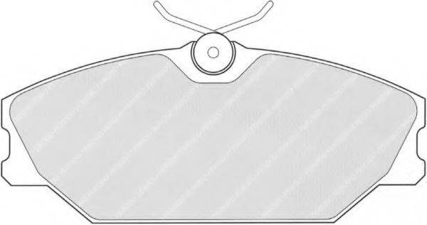 Комплект тормозных колодок, дисковый тормоз