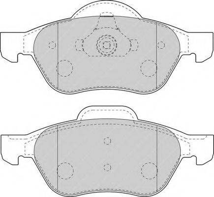 Комплект тормозных колодок, дисковый тормоз
