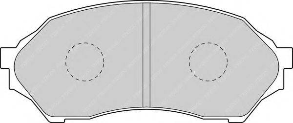 Комплект тормозных колодок, дисковый тормоз