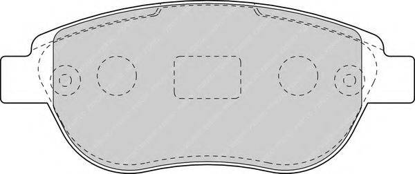 Комплект тормозных колодок, дисковый тормоз