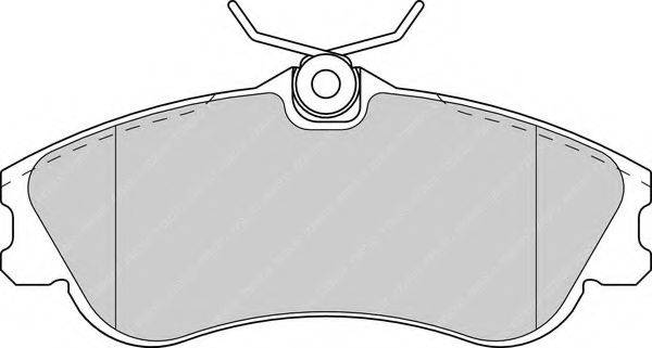 Комплект тормозных колодок, дисковый тормоз