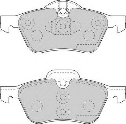 Комплект тормозных колодок, дисковый тормоз