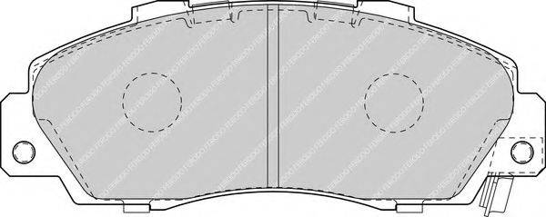 Комплект тормозных колодок, дисковый тормоз