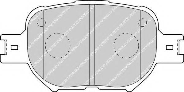 Комплект тормозных колодок, дисковый тормоз