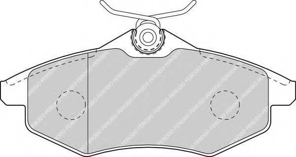 Комплект тормозных колодок, дисковый тормоз