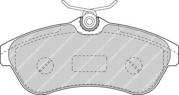 Комплект тормозных колодок, дисковый тормоз