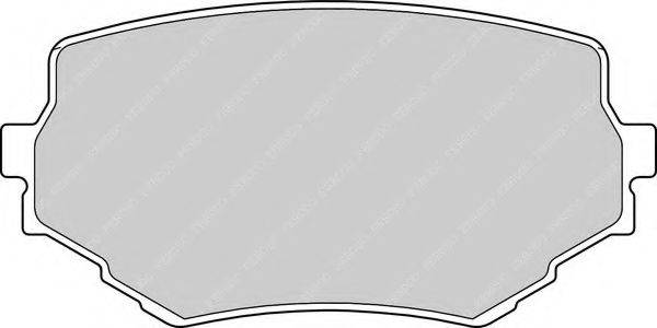 Комплект тормозных колодок, дисковый тормоз