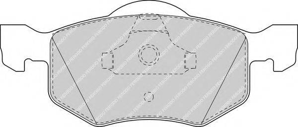Комплект тормозных колодок, дисковый тормоз