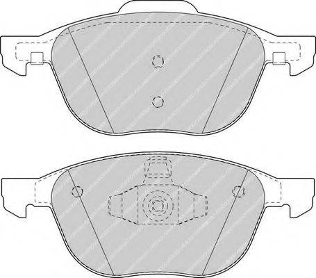 Комплект тормозных колодок, дисковый тормоз