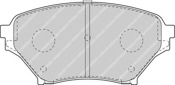 Комплект тормозных колодок, дисковый тормоз