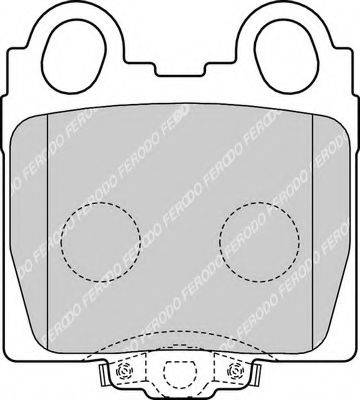Комплект тормозных колодок, дисковый тормоз
