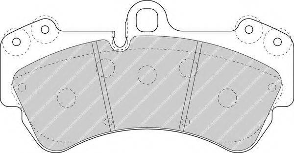 Комплект тормозных колодок, дисковый тормоз