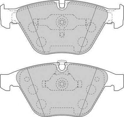 Комплект тормозных колодок, дисковый тормоз