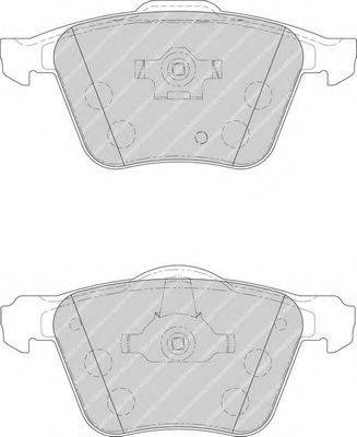 Комплект тормозных колодок, дисковый тормоз