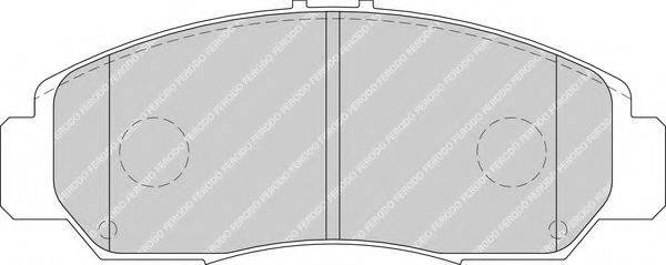 Комплект тормозных колодок, дисковый тормоз