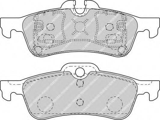 Комплект тормозных колодок, дисковый тормоз