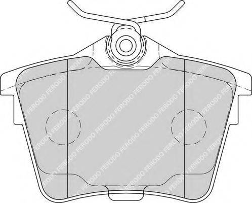 Комплект тормозных колодок, дисковый тормоз