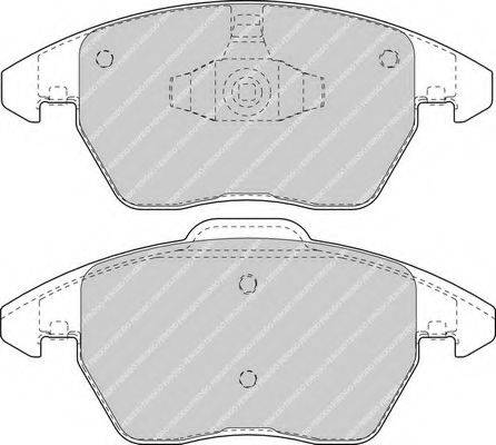 Комплект тормозных колодок, дисковый тормоз