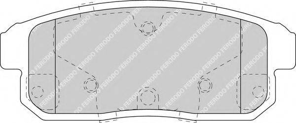 Комплект тормозных колодок, дисковый тормоз