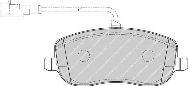 Комплект тормозных колодок, дисковый тормоз