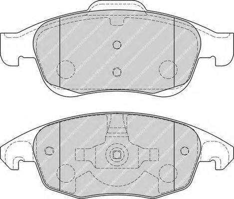 Комплект тормозных колодок, дисковый тормоз