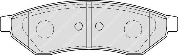 Комплект тормозных колодок, дисковый тормоз