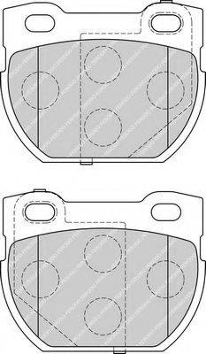 Комплект тормозных колодок, дисковый тормоз