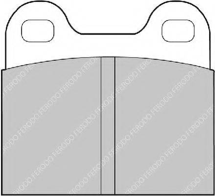 Комплект тормозных колодок, дисковый тормоз