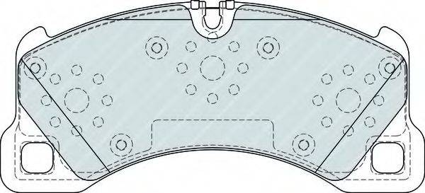 Комплект тормозных колодок, дисковый тормоз